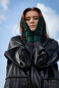 WOOLISH Unisex Handschuhe Iki Merino emerald green