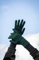 WOOLISH Unisex Handschuhe Iki Merino emerald green