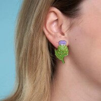 Coucou Suzette Ohrringe Artischockenblüte