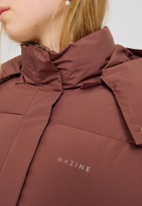 Mazine Damen Jacke Over-Sized Puffer Coat deep mahogany