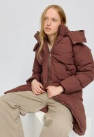 Mazine Damen Jacke Over-Sized Puffer Coat deep mahogany