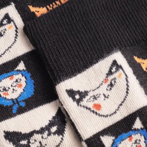 Dedicated Unisex Socken Sigtuna Cat Bingo Black