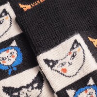 Dedicated Unisex Socken Sigtuna Cat Bingo Black