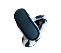 Alwero Unisex Hausschuhe Ballerina Gepard