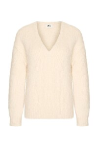 Inti Knitwear Damen Pullover Mica Ecru