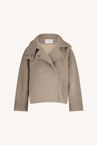 by bar Damen Mantel Rika dark sand