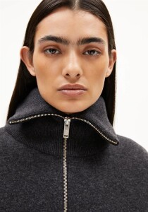 Armedangels Damen Mantel Joaniaas steel melange