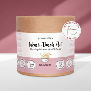 Puremetics Intensiv Dusch-Fluff Reismilch