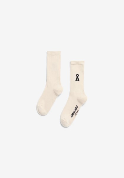 Armedangels Unisex Socken Saamus Bold oatmilk-black