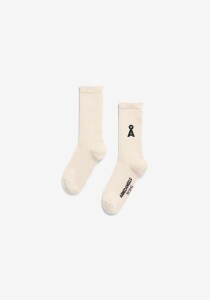 Armedangels Unisex Socken Saamus Bold oatmilk-black