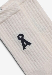 Armedangels Unisex Socken Saamus Bold oatmilk-black