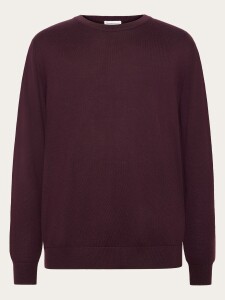 KnowledgeCotton Herren Pullover 1080068 Merino Crew Neck Fig