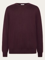 KnowledgeCotton Herren Pullover 1080068 Merino Crew Neck Fig