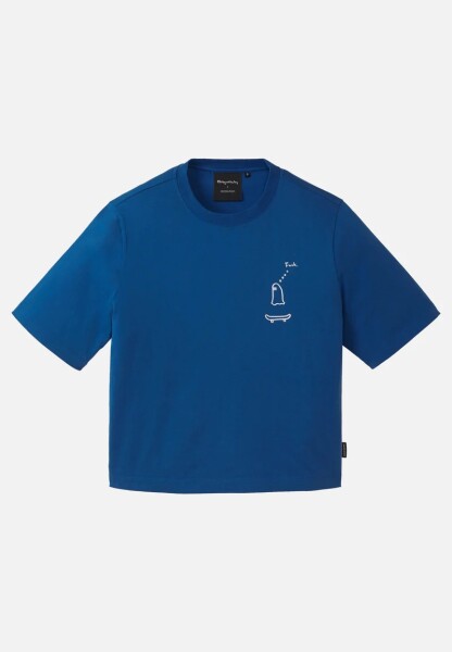 Recolution Damen T-Shirt Azolla GEISTERFAHRER lapis blue