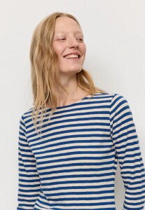 Recolution Damen Longsleeve Iris Stripes lapis blue