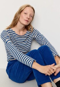 Recolution Damen Longsleeve Iris Stripes lapis blue