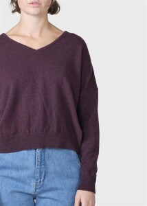 Klitmoller Collective Damen Pullover Vanessa knit burgundy