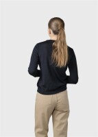 Klitmoller Collective Damen Pullover Basic Merino black