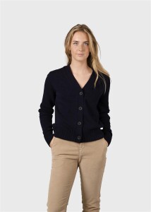 Klitmoller Collective Damen Cardigan Wilma knit navy