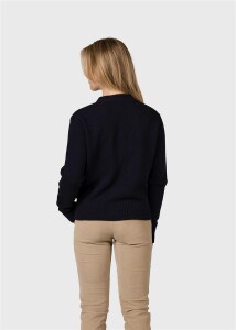Klitmoller Collective Damen Cardigan Wilma knit navy