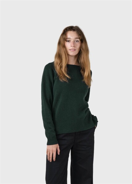 Klitmoller Collective Damen Pullover Nina knit Moss Green