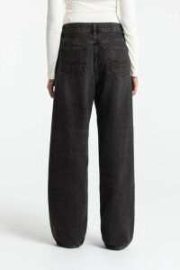 Kings of Indigo Damen Hose Joan Vilma Brown Black Worn
