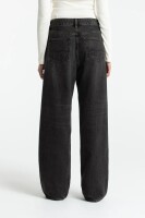 Kings of Indigo Damen Hose Joan Vilma Brown Black Worn