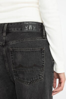 Kings of Indigo Damen Hose Joan Vilma Brown Black Worn