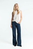 Kings of Indigo Damen Hose Jane Alex Dark Worn