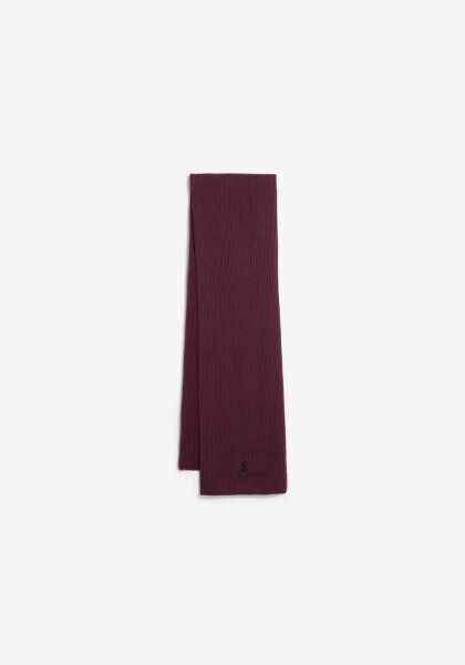 Armedangels Damen Schal Claasas Iconic A Cotton Dark Cranberry