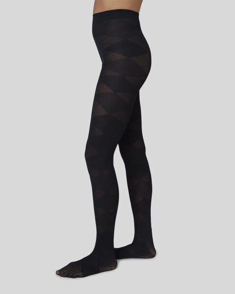 Swedish Stockings Damen Strumpfhose Rebecka Argyle Tights black