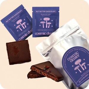 Cosmic Dealer Schokolade - Blueberry & Reishi 20g