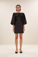 by bar Damen Kleid Mimi Bubble jet black