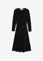 Armedangels Damen Kleid Adaaja Velvet black