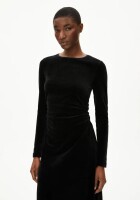 Armedangels Damen Kleid Adaaja Velvet black