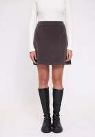 Mazine Damen Rock Corduroy Mini eggplant