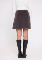 Mazine Damen Rock Corduroy Mini eggplant