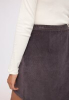 Mazine Damen Rock Corduroy Mini eggplant