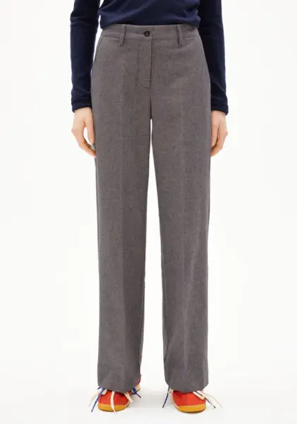 Armedangels Damen Hose LEANDRAA HANDAAS pure-tinted navy