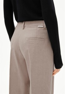 Armedangels Damen Hose LEANDRAA HANDAAS pure-walnut cream