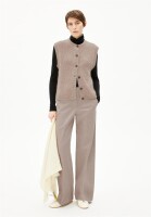 Armedangels Damen Hose LEANDRAA HANDAAS pure-walnut cream