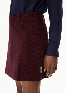 Armedangels Damen Rock Zalaiaa Corduroy dark Cranberry