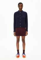 Armedangels Damen Rock Zalaiaa Corduroy dark Cranberry