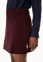 Armedangels Damen Rock Zalaiaa Corduroy dark Cranberry