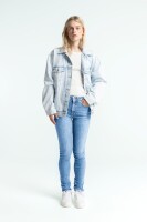 Kings of Indigo Damen Jeans Juno medium journey light used
