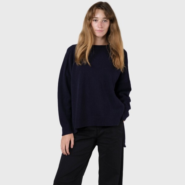Klitmoller Collective Damen Pullover Cirkeline navy