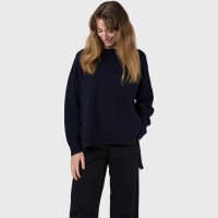 Klitmoller Collective Damen Pullover Cirkeline navy