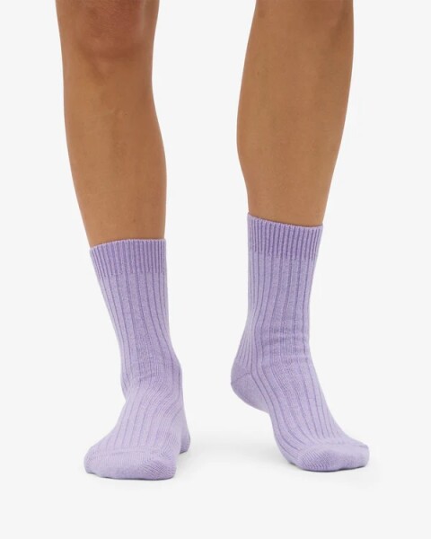 Colorful Standard Unisex Socken Merino Wool Blend Soft Lavender