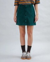 Brava Damen Rock Corduroy Mini Grün