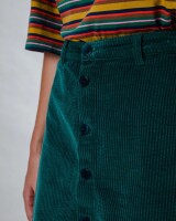 Brava Damen Rock Corduroy Mini Grün